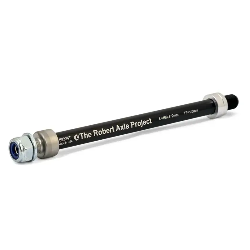 Robert Axle Project 12mm Thru Axle for Kids Trailer in Black-1