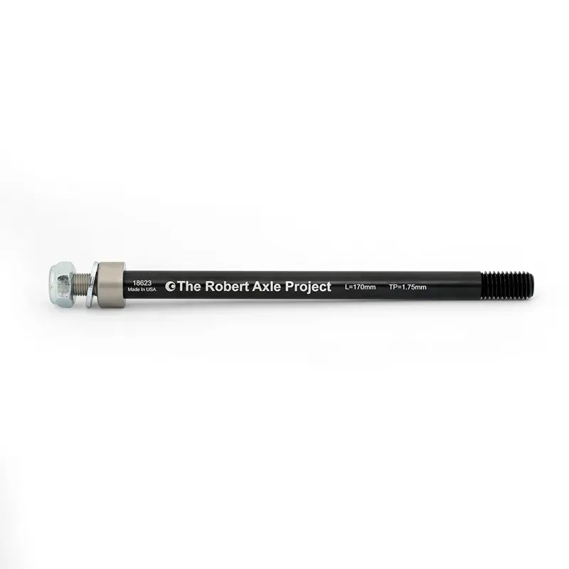 Robert Axle Project 12mm Thru Axle for Kids Trailer in Black-8