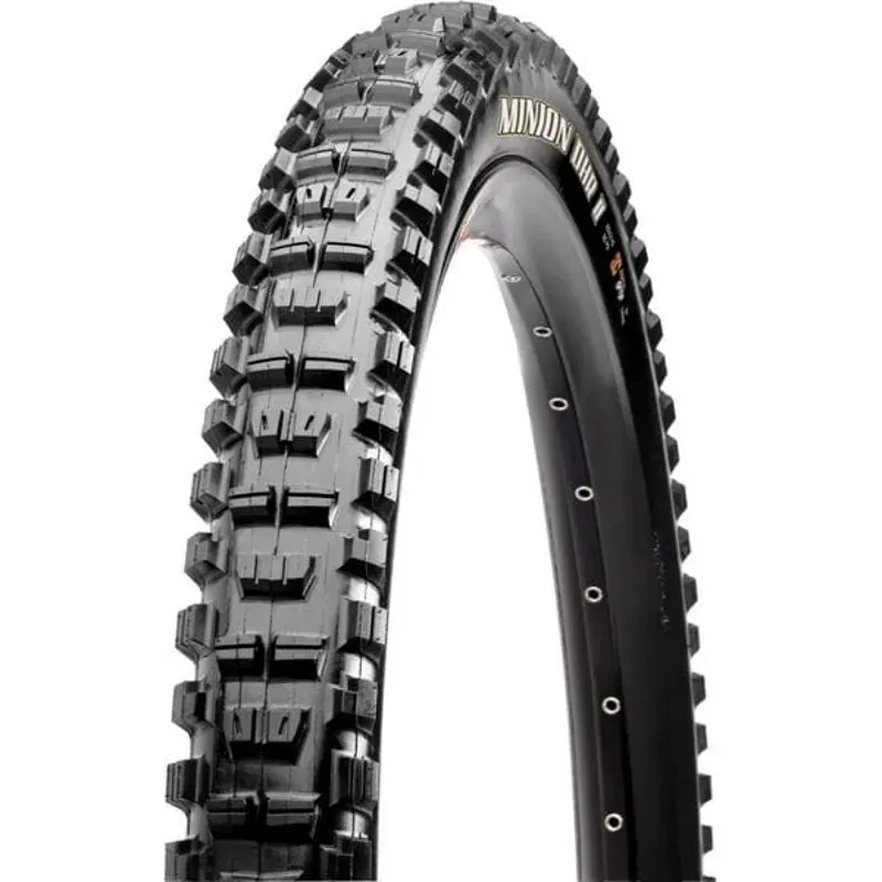 Maxxis Minion DHR II 3C MaxxGrip DoubleDown Tubeless Tyre in Black