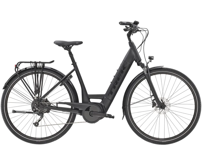 Trek Verve+ 3 Lowstep Electric Hybrid Bike in Black