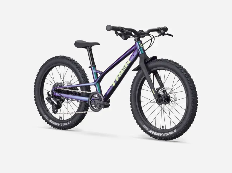 Trek Wahoo 20 Trail Kids Hybrid Bike in Emerald Iris-1