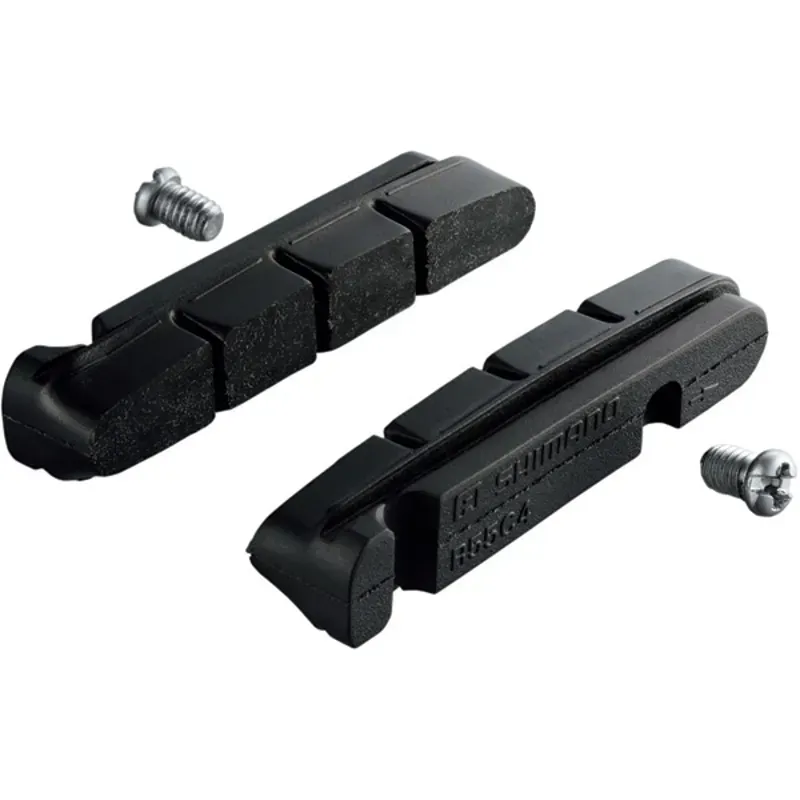 Shimano Spares BRBX R55C4 Brake Pad Inserts Carbon in Black